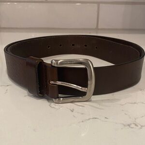 Women’s Dark Brown Leather Belt
